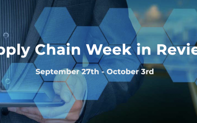 Supply Chain Week in Review September 27th – October 3rd