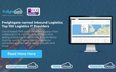 Freightgate named Inbound Logistics Top 100 Logistics IT Providers for 2023